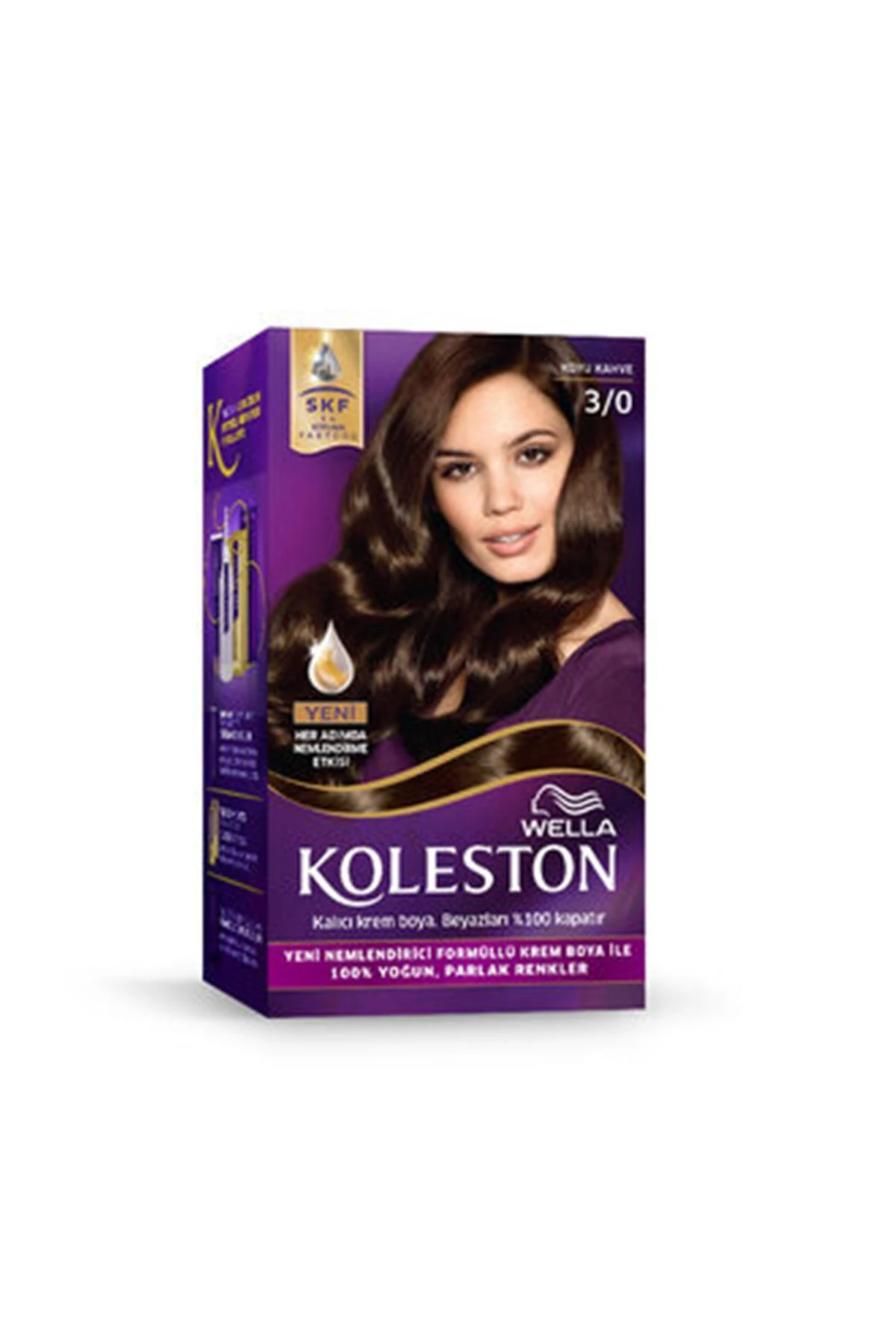 Kit Saç Boyası & No: 3/0 Koyu Kahve Yeni