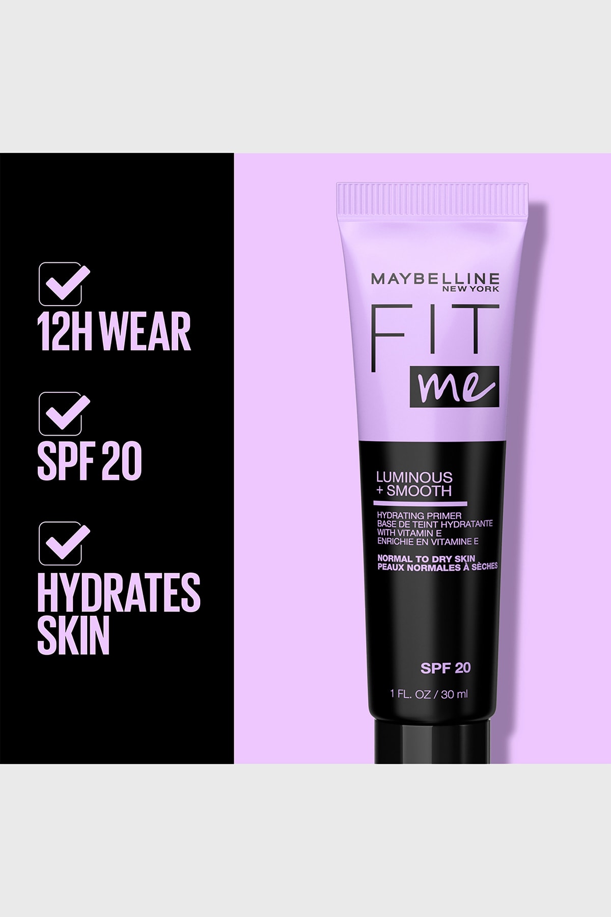 Fit Me Luminous & Smooth Nemlendiren Makyaj Bazı