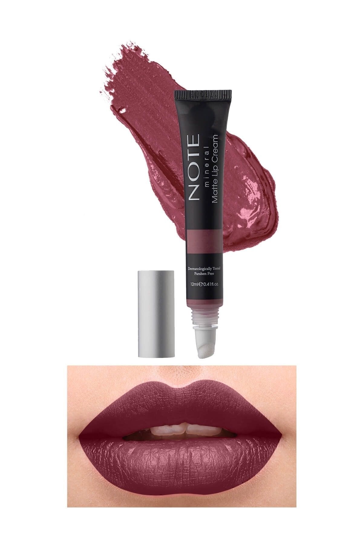Mineral Matte Lip Cream Yarı Mat Bitişli Likit Ruj  03 Rose Sorbet - Pembe