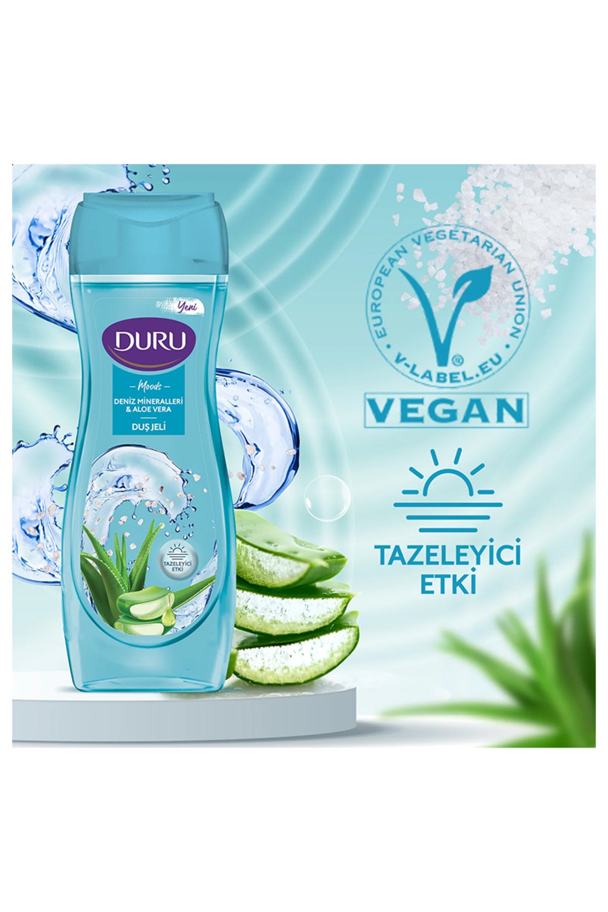 Moods & Aloe Vera Duş Jeli 450Ml,Mineral