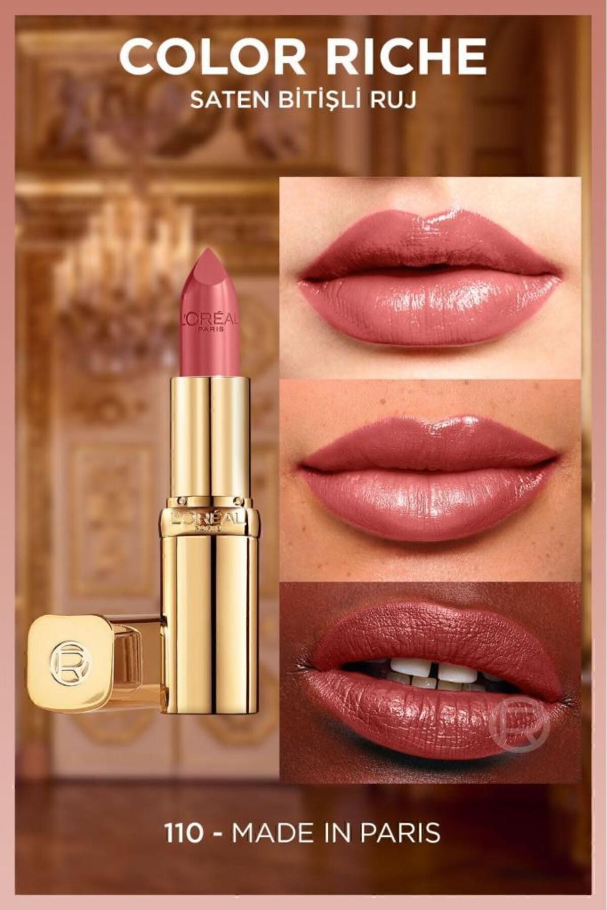 Color Riche Satin Bitişli Ruj - 110 Made In Paris