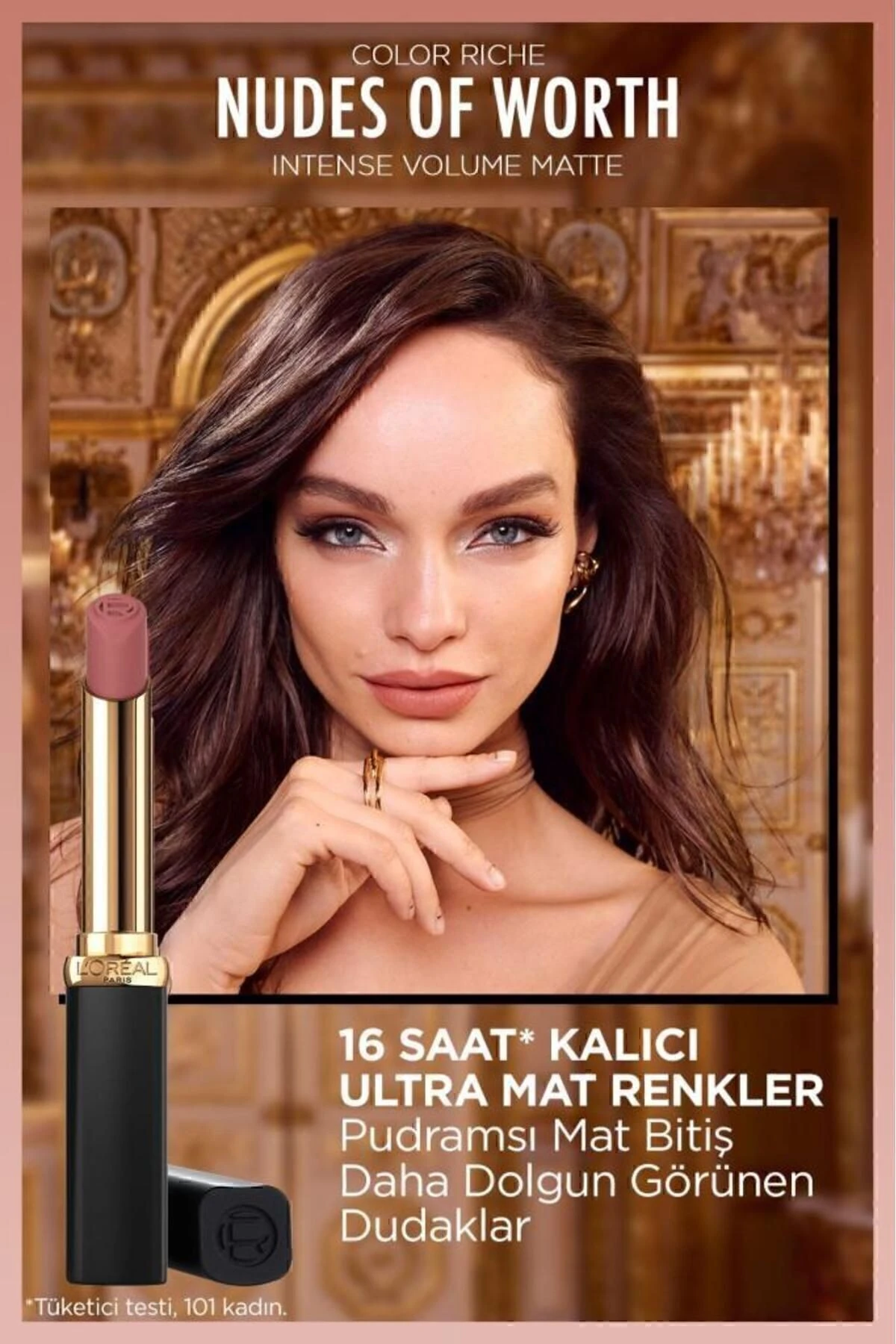 Color Riche Intense Volume Matte Ruj - 540 Nude Unstoppable