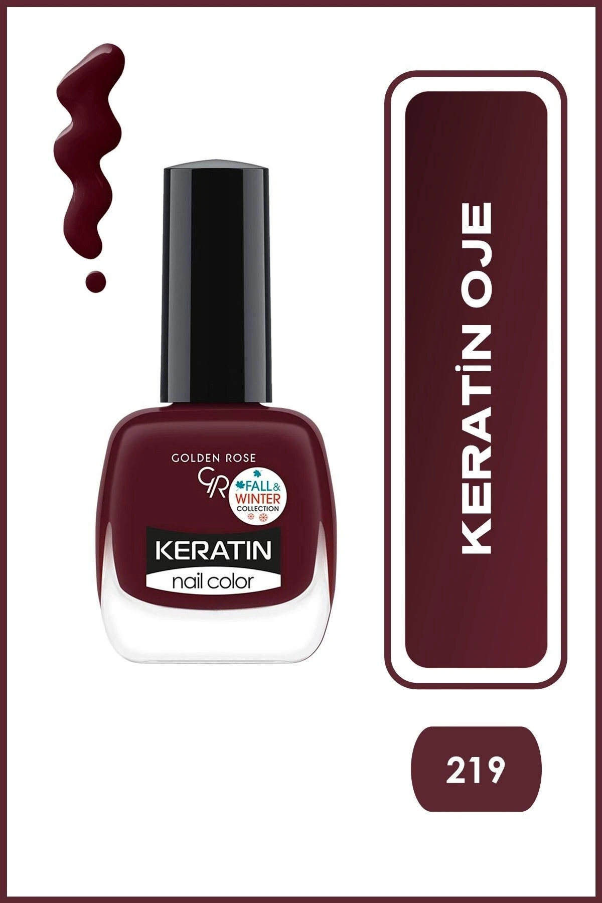 Keratin Fall&Winter Collection 219 Keratin Oje 10,5 Ml