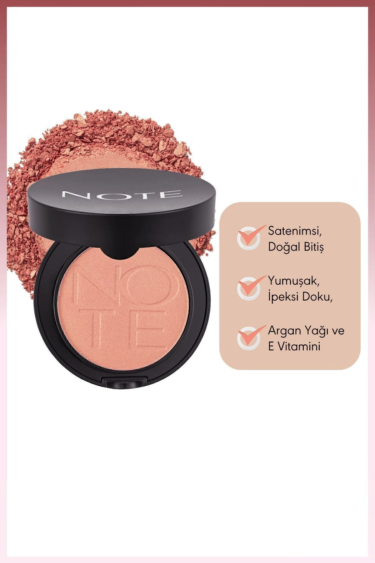 Luminous Silk Compact Blusher Toz Allık - 12 Rosy Glow