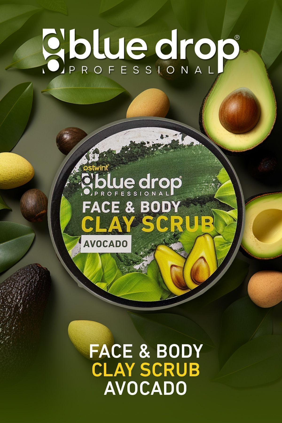 Killi Yüz - Vücut Peeling Scrub, Temizleyici Pürüssüzleştirici Dolaşımı Hızlandırıcı, Avokado 480Ml