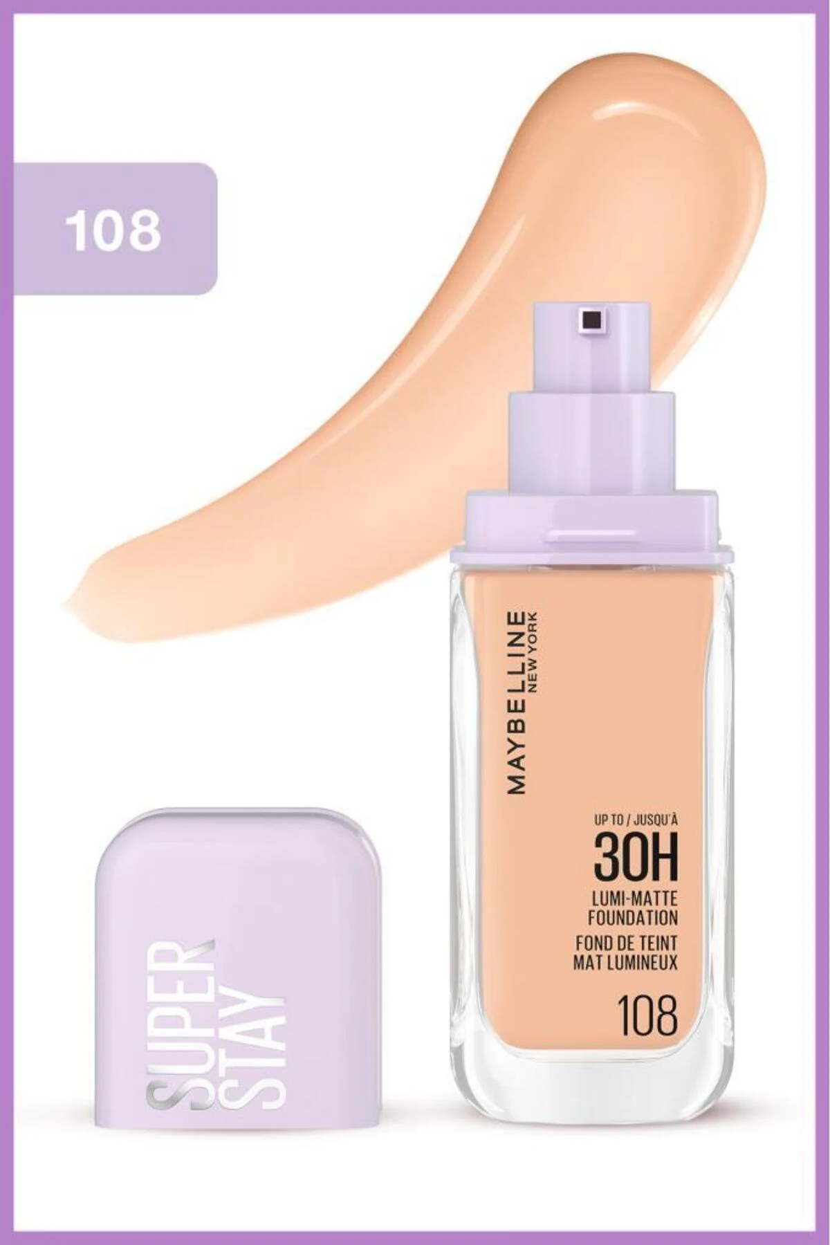 Super Stay Lumi Matte Fondöten - 108