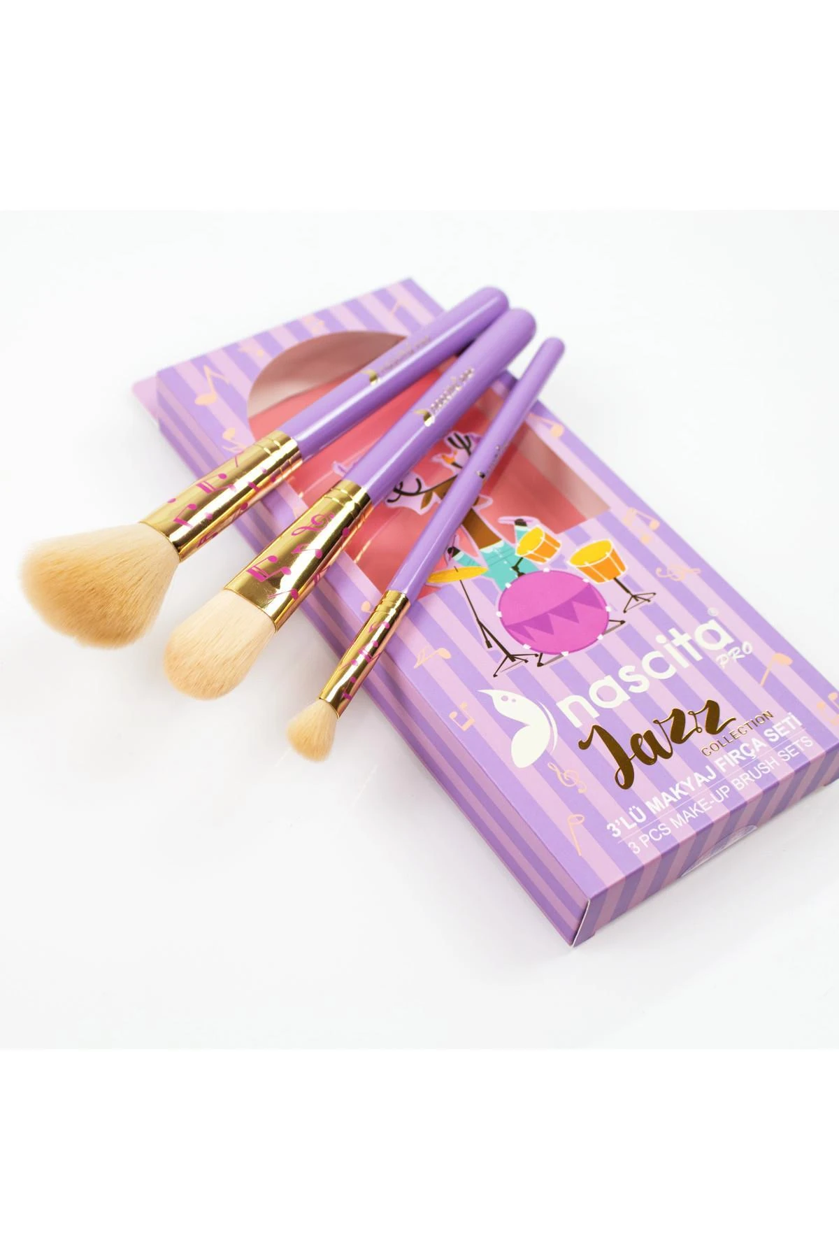 Jazz 3'Lü Makyaj Fırça Seti - 146