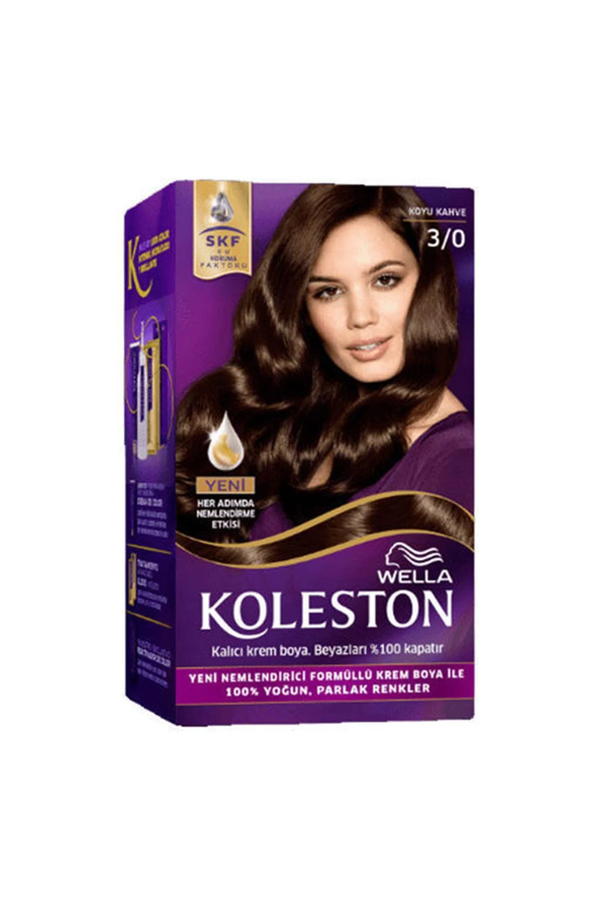 Kit Saç Boyası & No: 3/0 Koyu Kahve Yeni 23