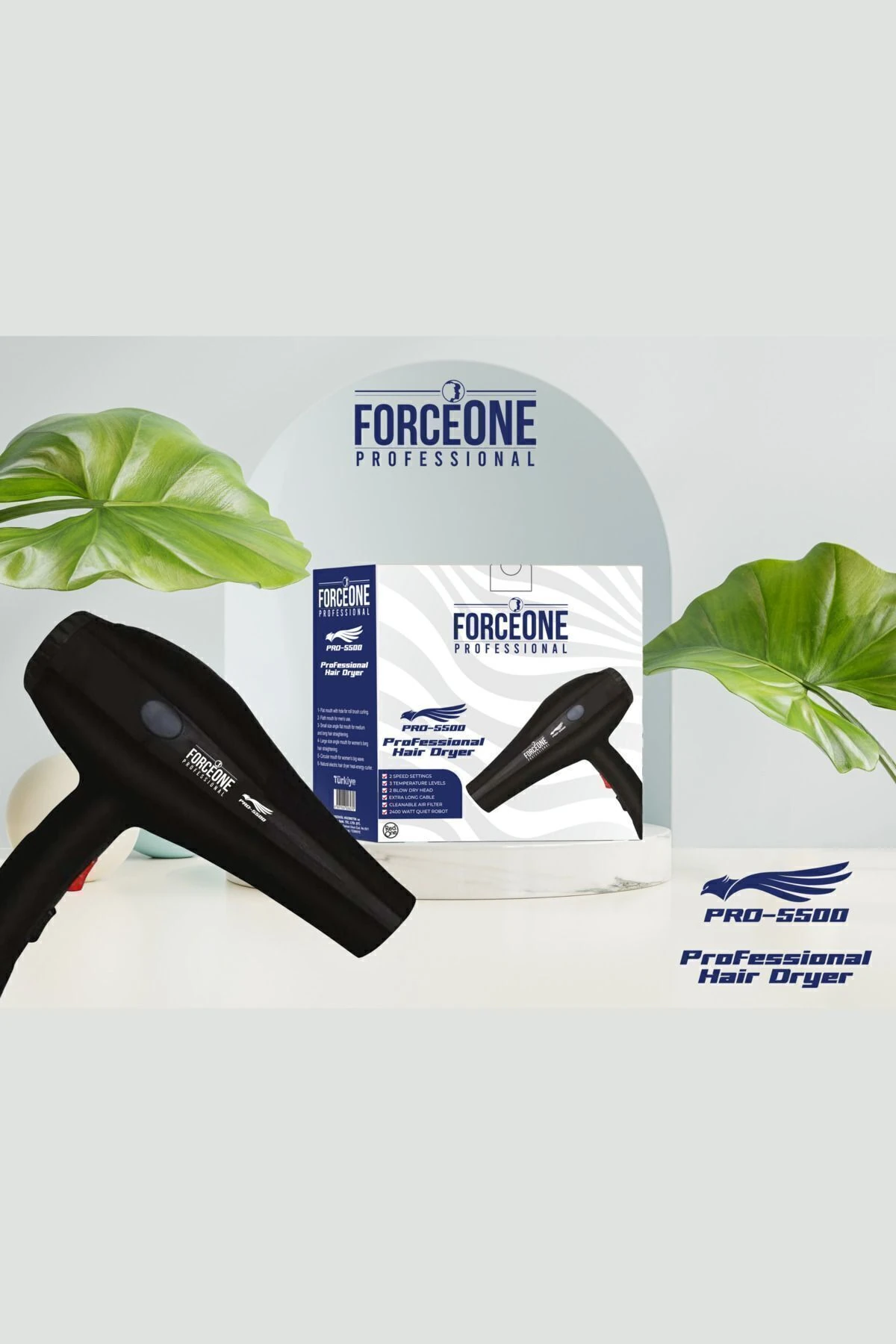 Pro 5500 Turbo Profesyonel Fön Makinesi 2400 Watt