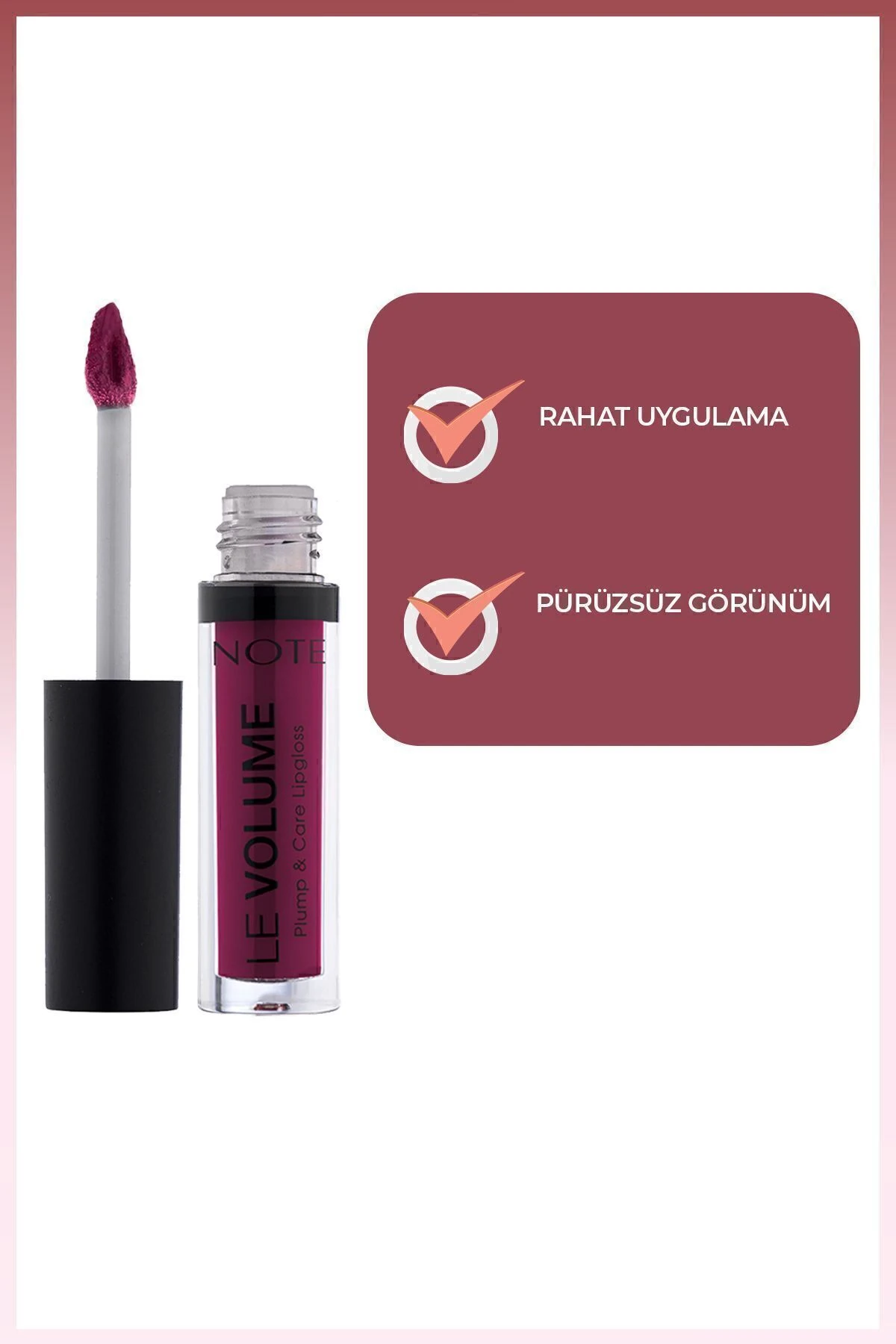 Le Volume Plump & Care Lipgloss Nemlendirici Dudak Parlatıcısı - 09 Love Whisper - Mor