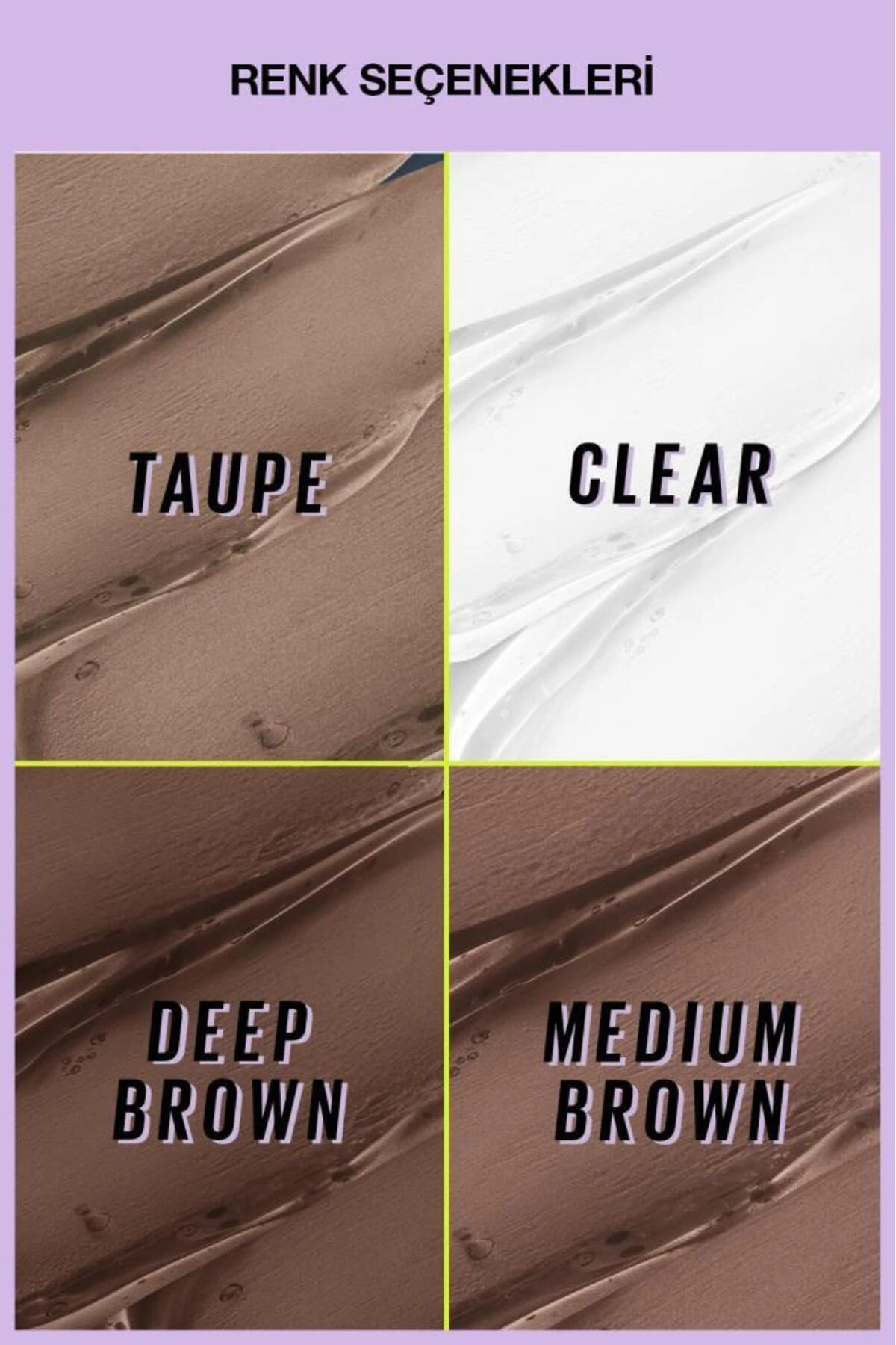 Super Lock Brow Glue Kaş Sabitleyici Maskara - Taupe