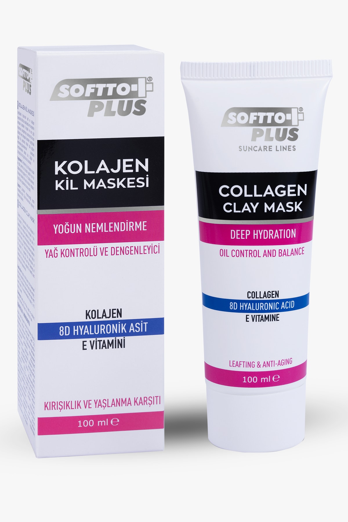 Kolajen Yağ Kontrol Ve Dengeleyici Kil Maskesi 100 Ml