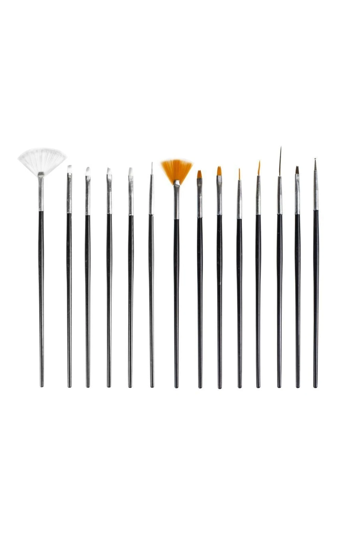 15Li Siyah Tırnak Fırça Seti - 04