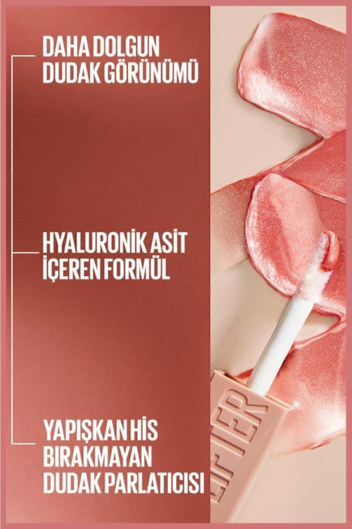 Lifter Gloss Nemlendirici Dudak Parlatıcısı - 005 Petal