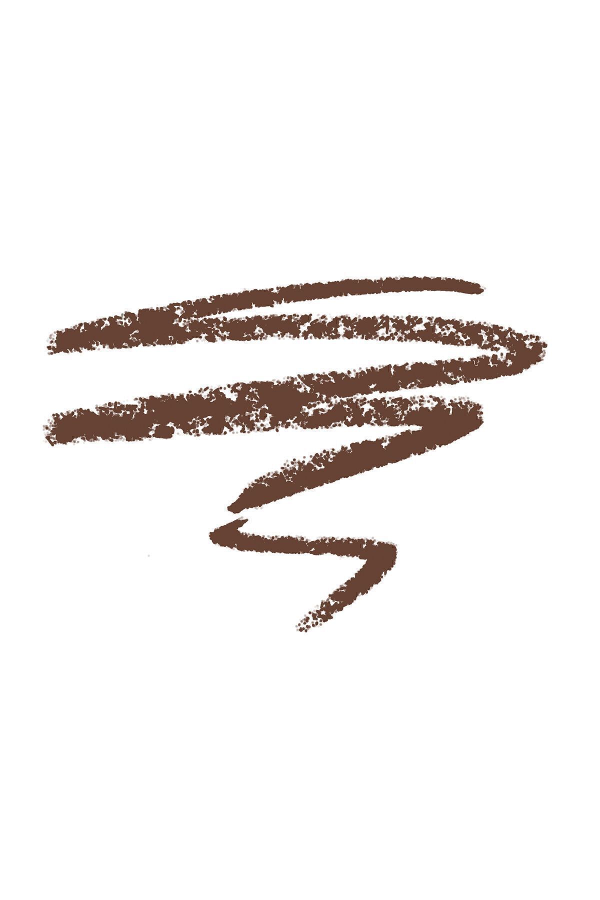 Natural Eyebrow Pencil Waterproof Çift Taraflı Suya Dayanıklı Kaş Kalemi 03 Brown - Kahve