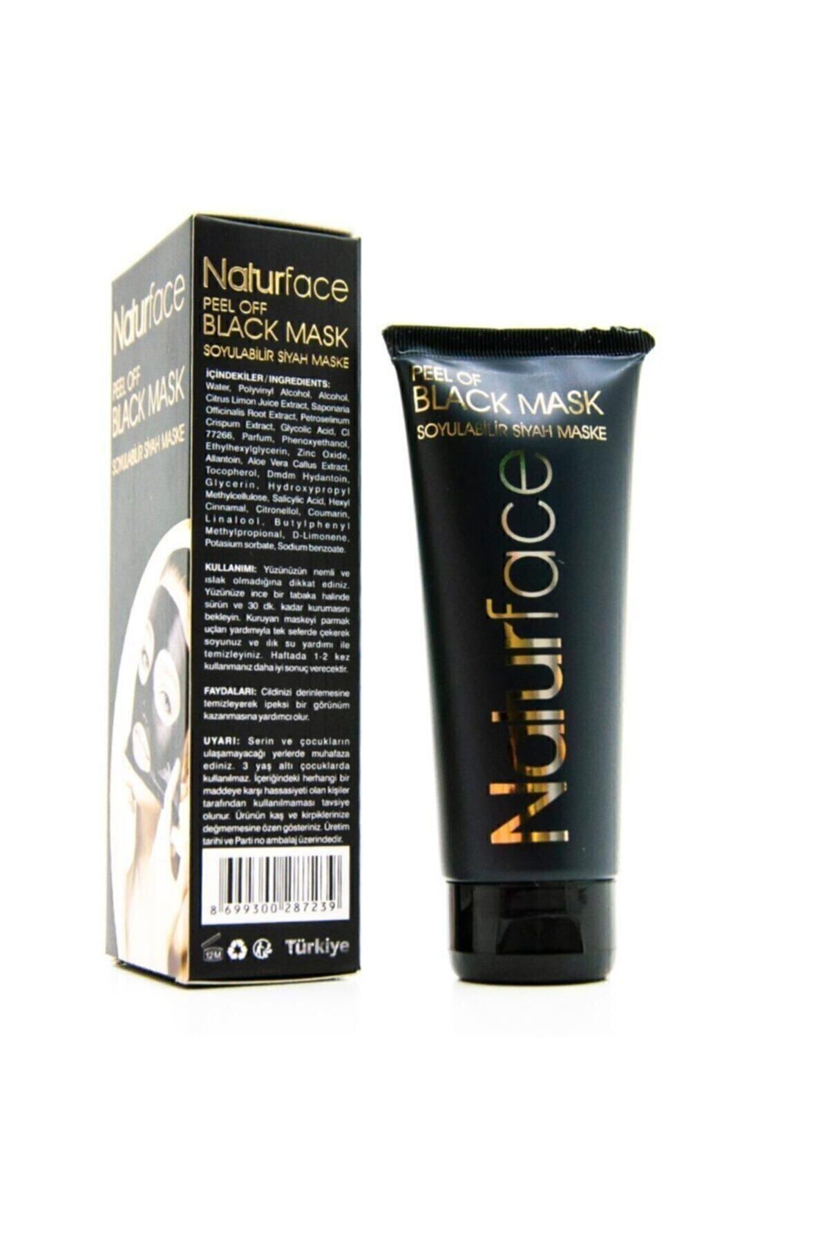 Naturface Soyulabilir Siyah Maske 100 Ml