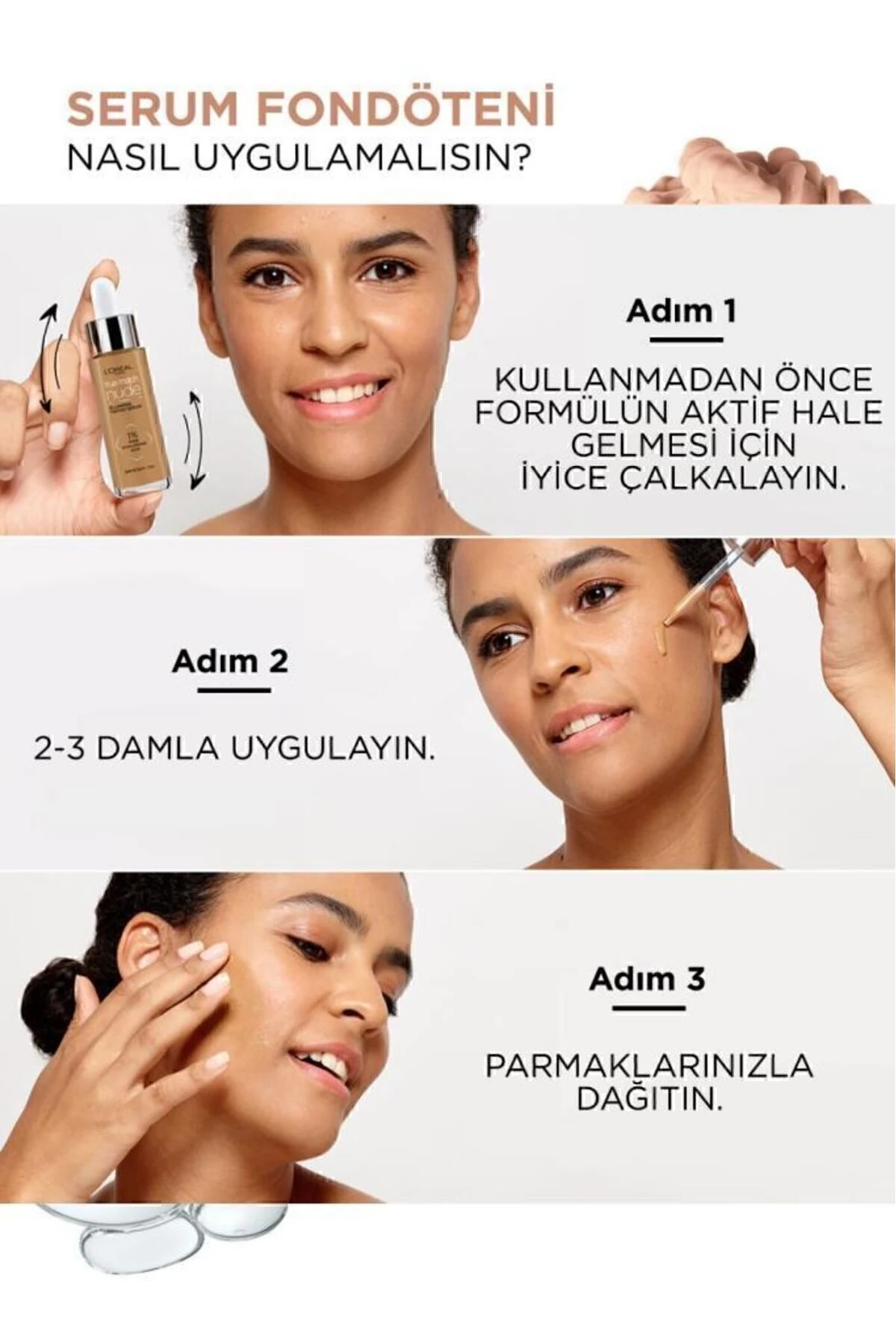 True Match Nude Serum Fondöten 0 5 2 Very Light