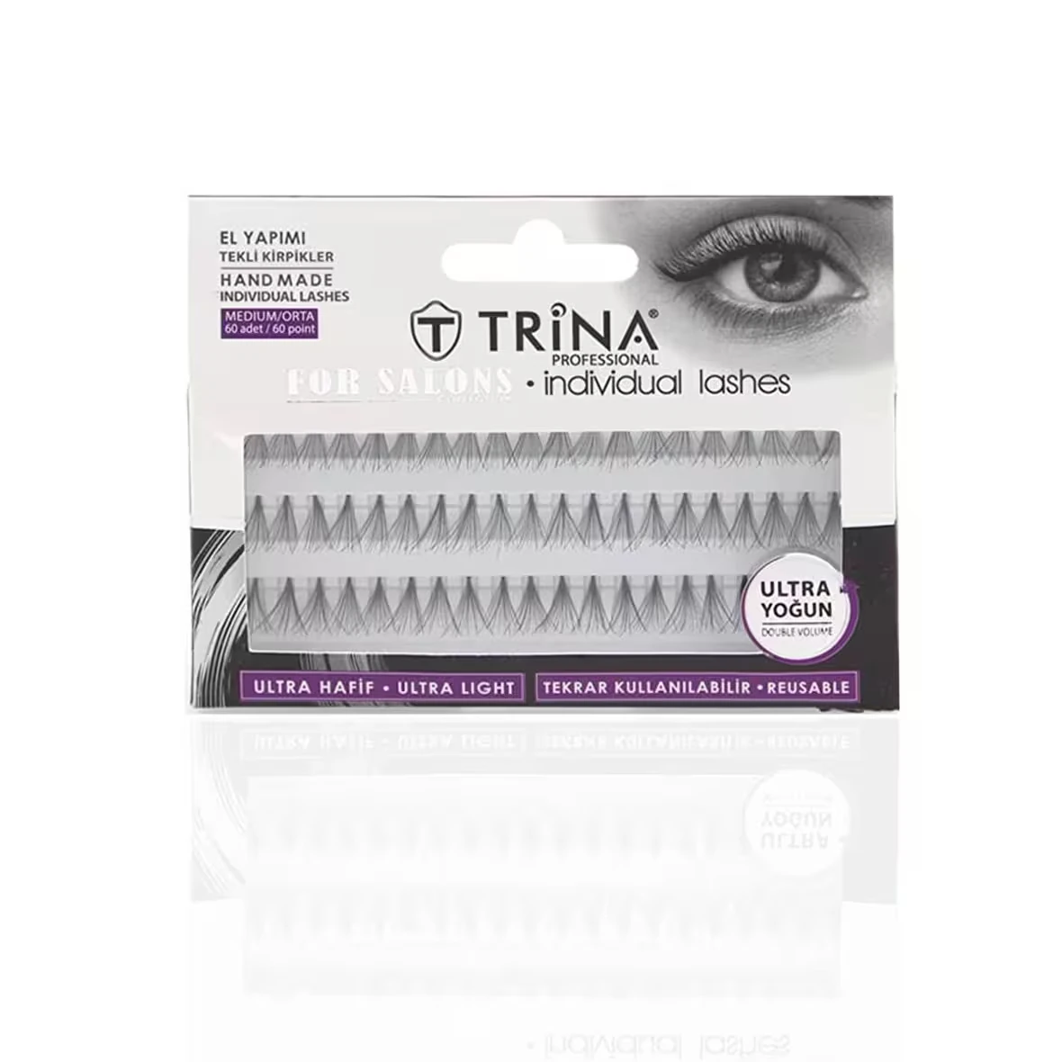 TRINA TEKLI YOGUN TAKMA KİRPİK