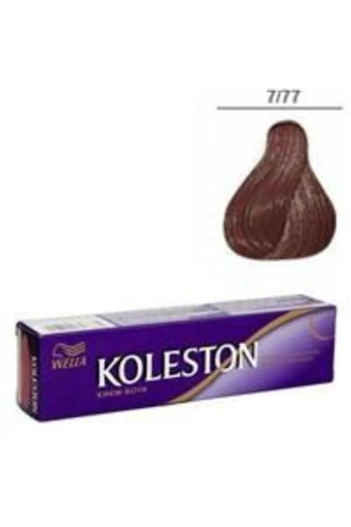 Single Saç Boyası & No: 7/77 Işıltılı Kahve