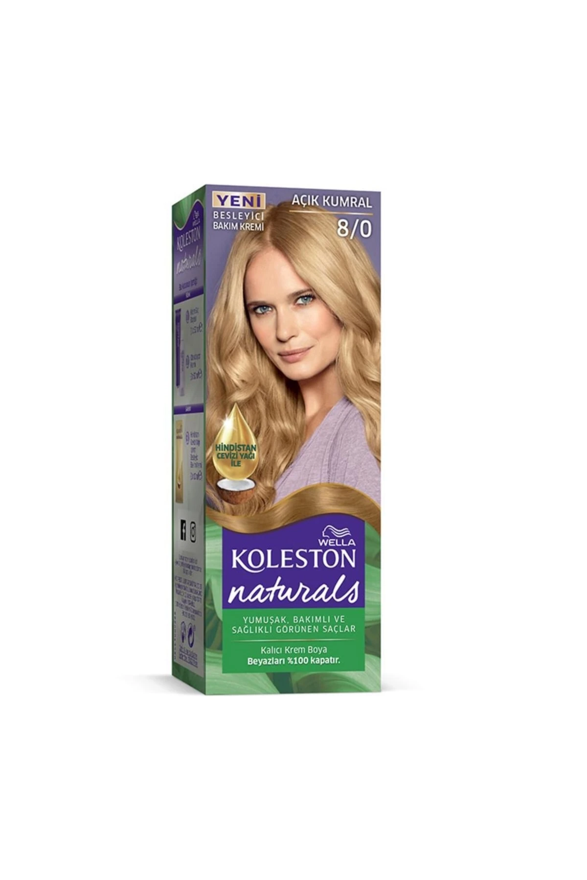 Koleston Naturals Saç Boyası 8/0 Açık Kumral