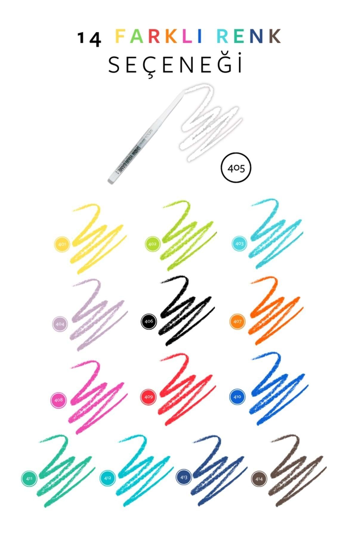 Show By Pastel Show Your Game Waterproof Gel Eye Pencil - Suya Dayanıklı Jel Göz Kalemi 405