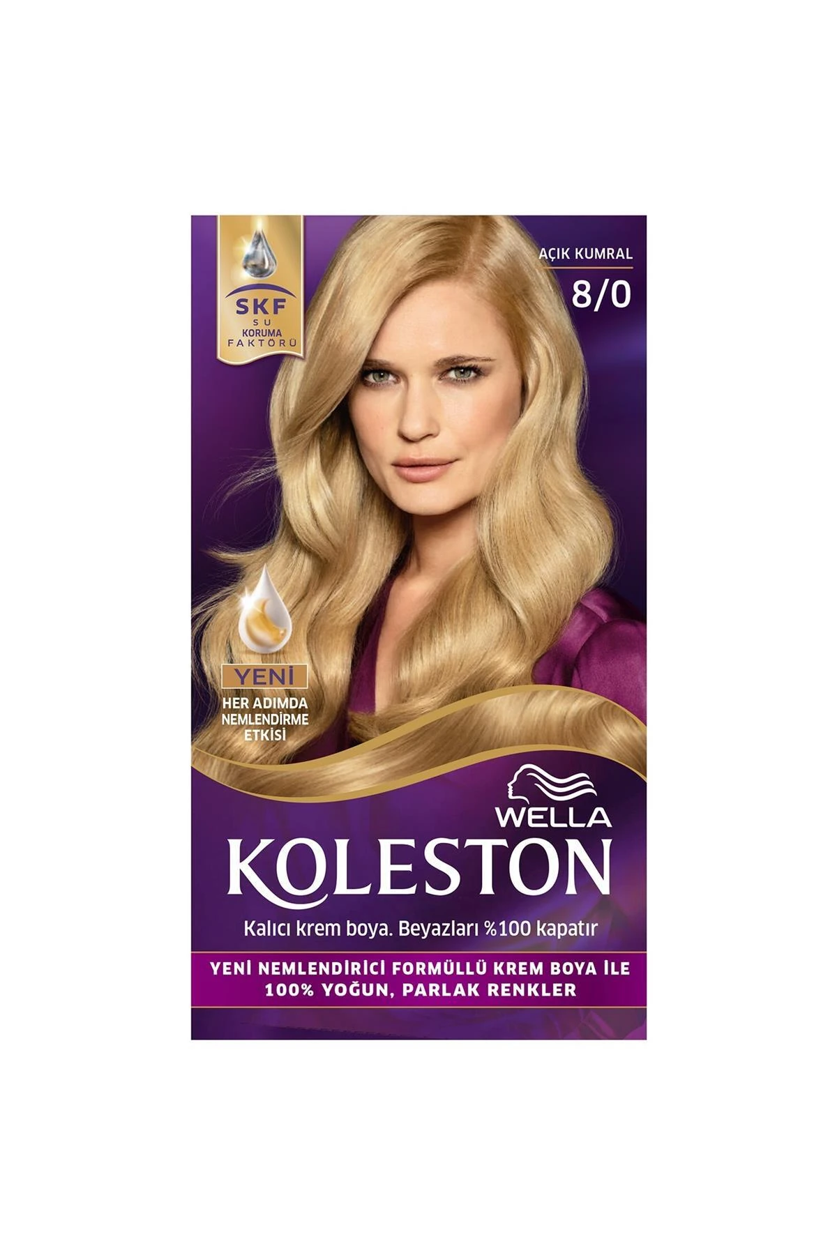 Kit Saç Boyası & No: 8/0 Açık Kumral Yeni