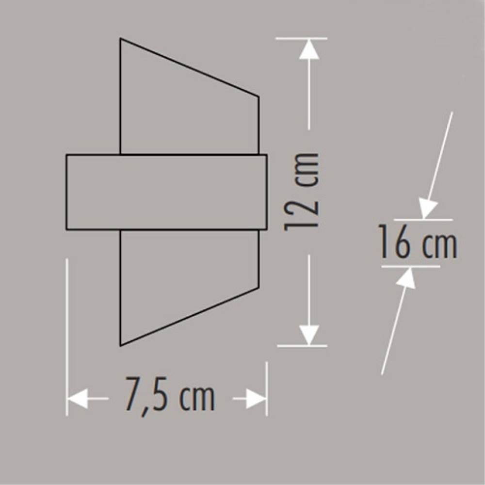 CATA 12W Gozo LED Aplik 3200K Dış Mekan CT-7044