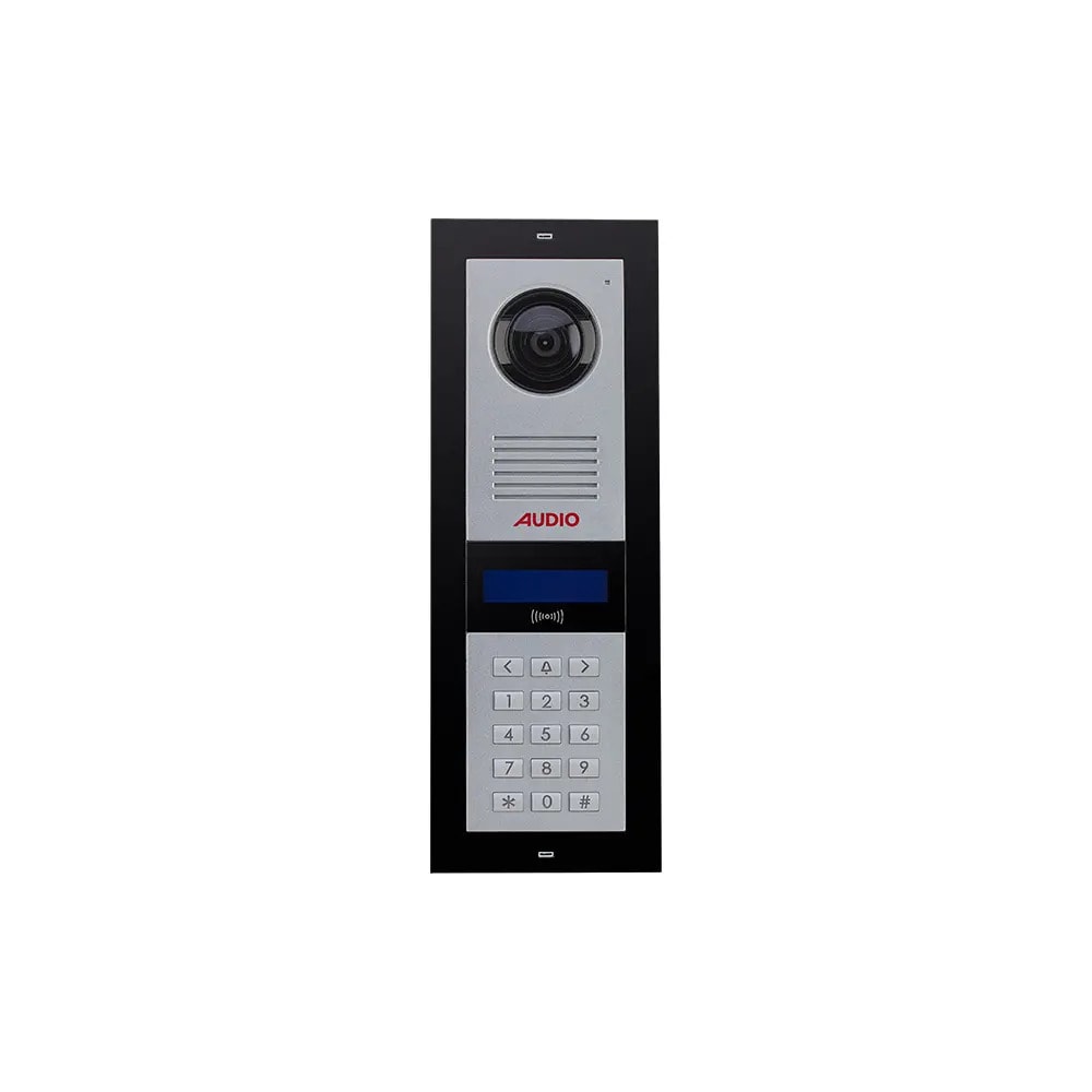 AUDIO 003002 Bus Plus 2X16 Ve 4X16 Lcd Ekranlı Zil Paneli (Mekanik Butonlu)– Siyah Şase