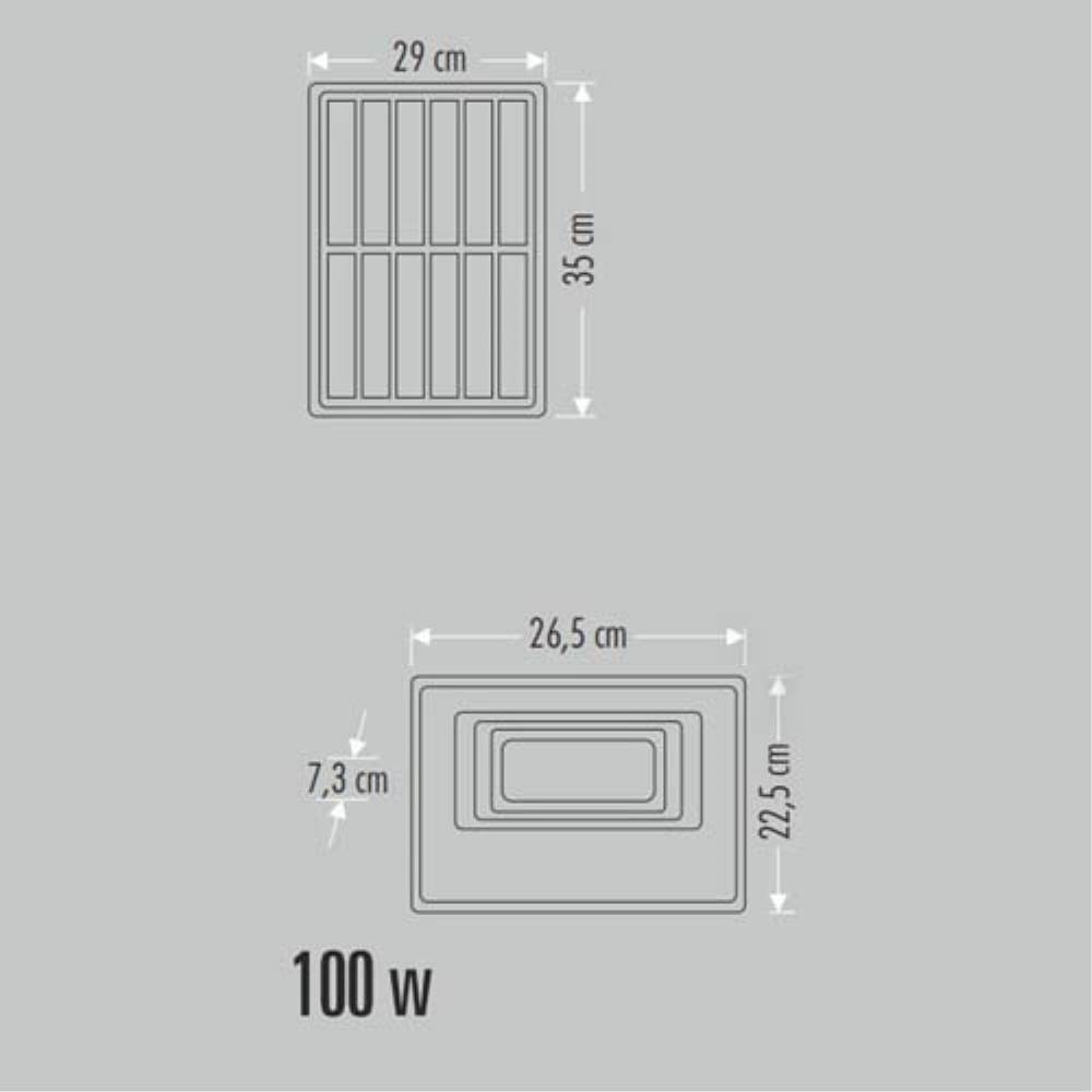 CATA 100W Solar LED Projektör CT-4648