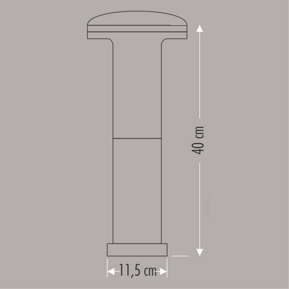 CATA Napoli Bahçe Armatürü 40cm E27 CT-7017