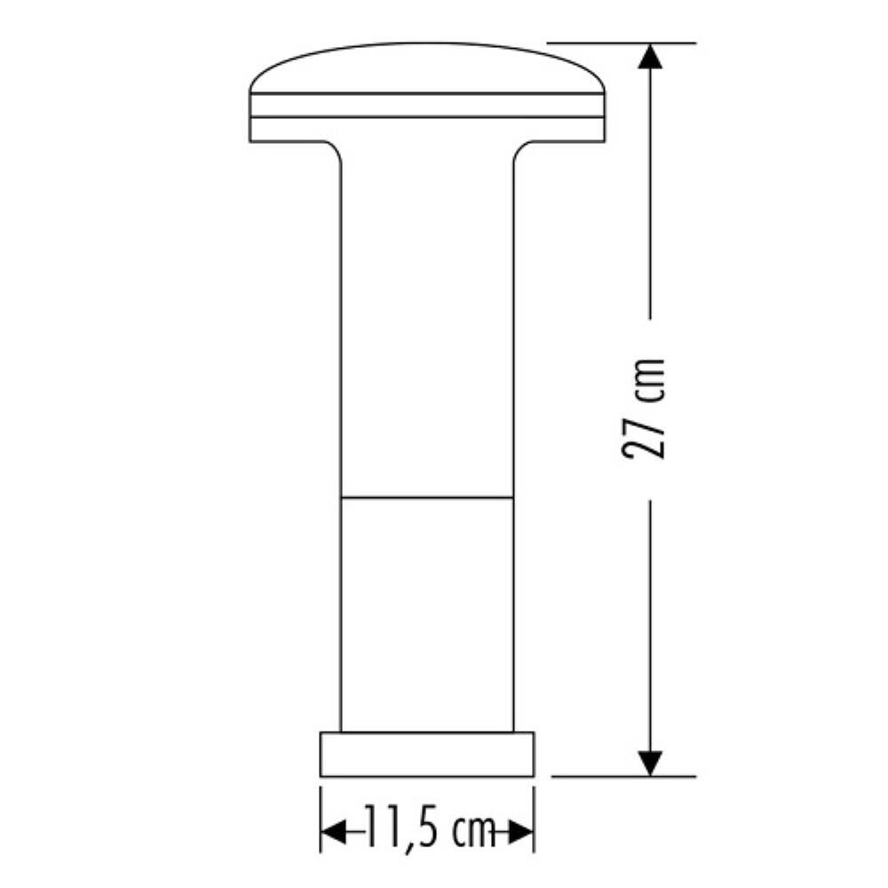 CATA Napoli Bahçe Armatürü 27cm E27 CT-7016