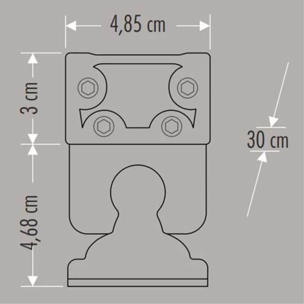 CATA 12W Gold Wall Washer 30cm Yeşil CT-4695Y
