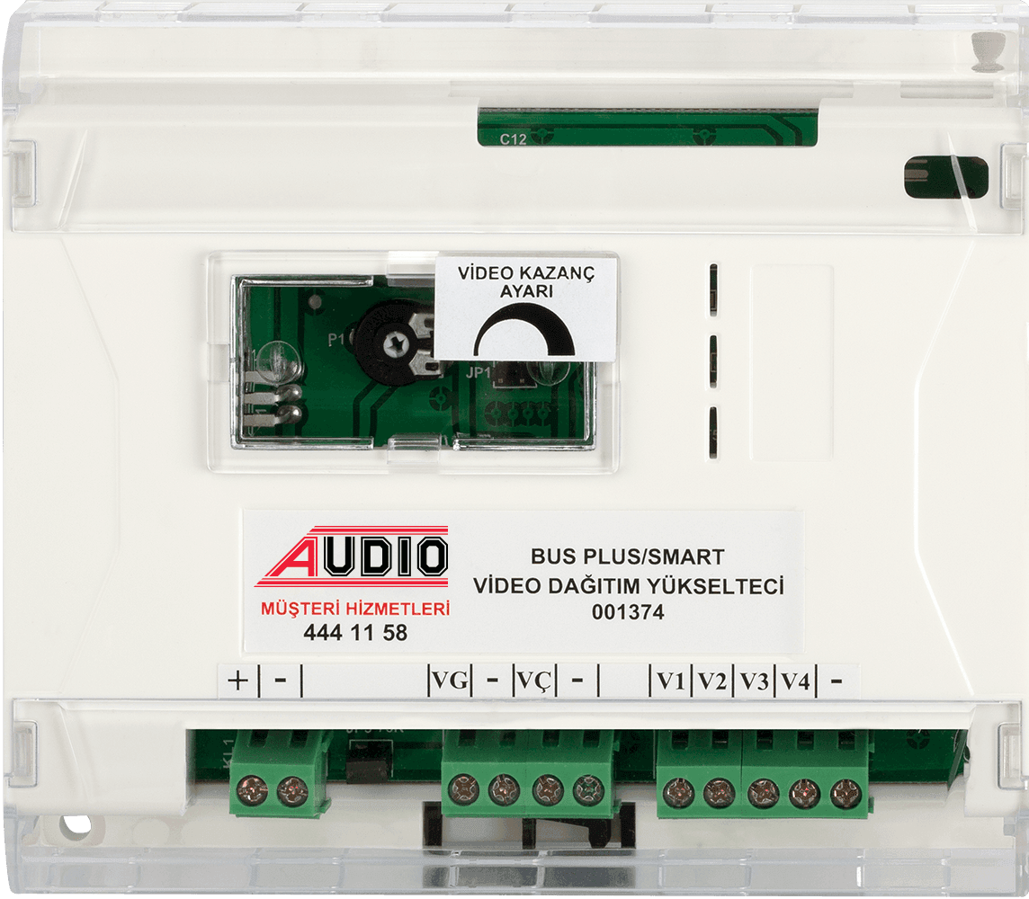 AUDIO 001374 Bus Plus Video Dağıtım Yükseltici Bus Plus/Smart – Beyaz Şase