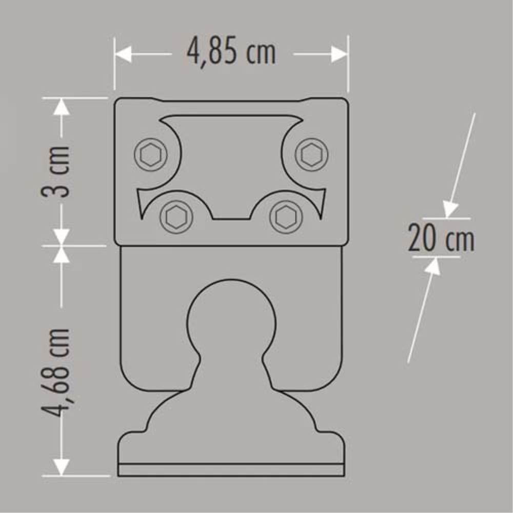CATA 6W Gold Wall Washer 20cm Amber CT-4694A