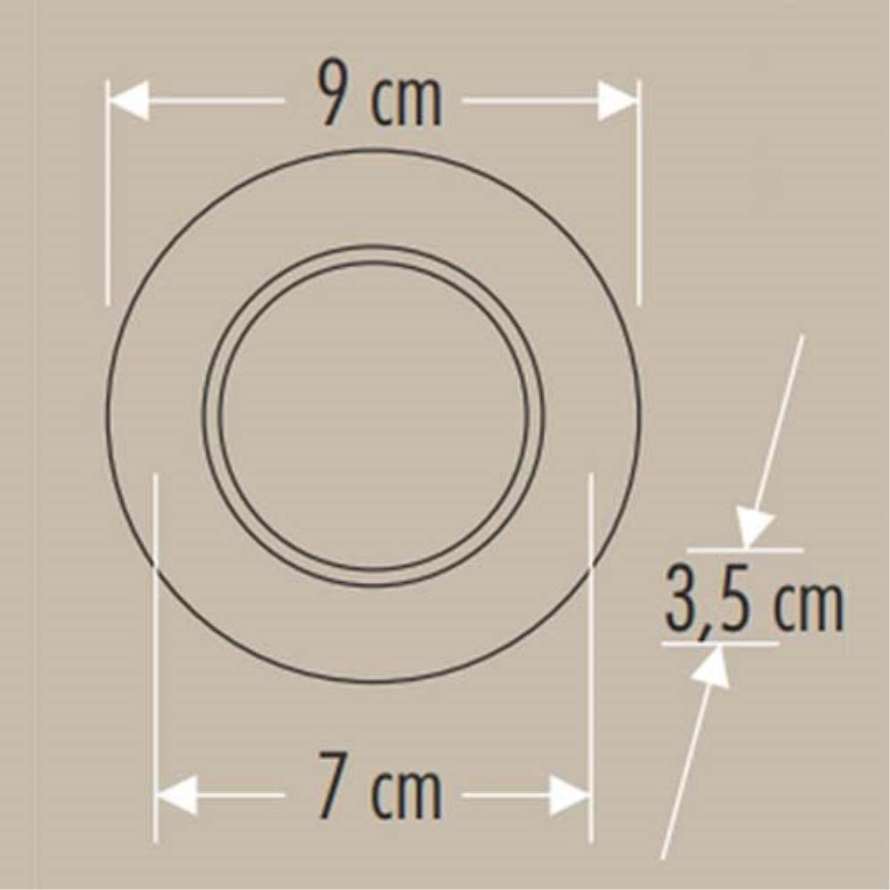 CATA 8W Başak LED Armatür Siyah Kasa 3 Renk CT-5261