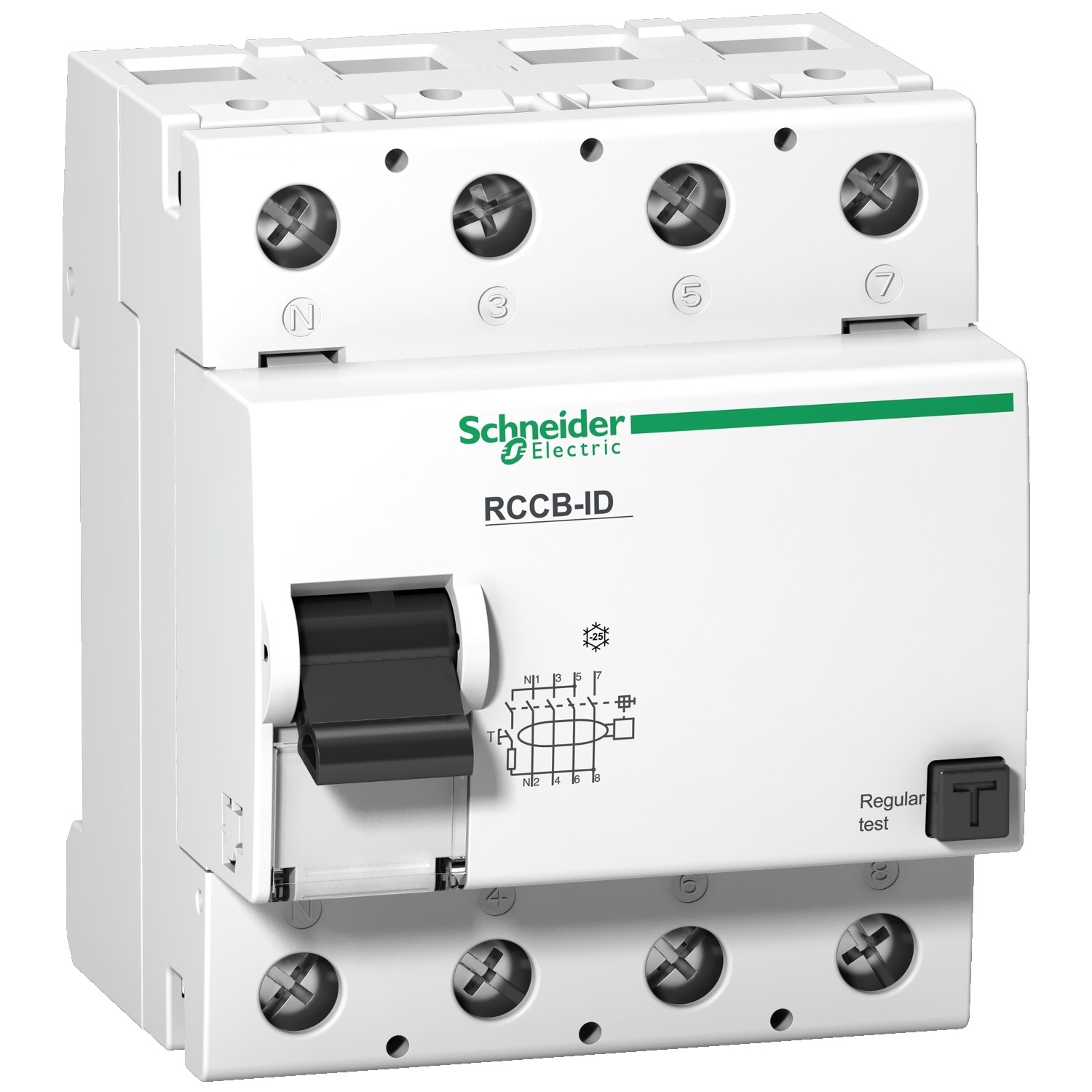 Schneider 4x125A 30mA AC Tip Kaçak Akım Rölesi Acti9 IID SN16905