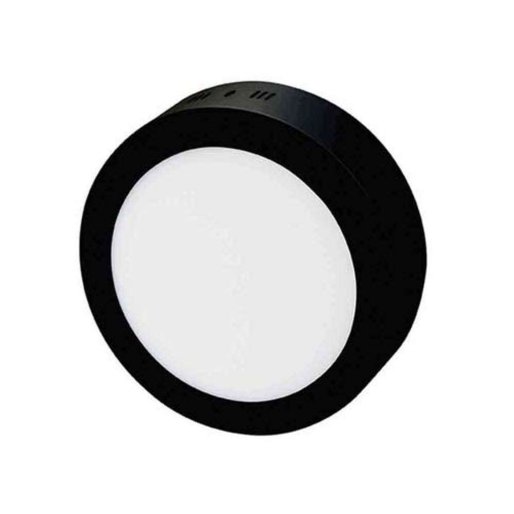 CATA 18W Sıva Üstü LED Panel Yuvarlak Siyah Kasa 3200K CT-5235G
