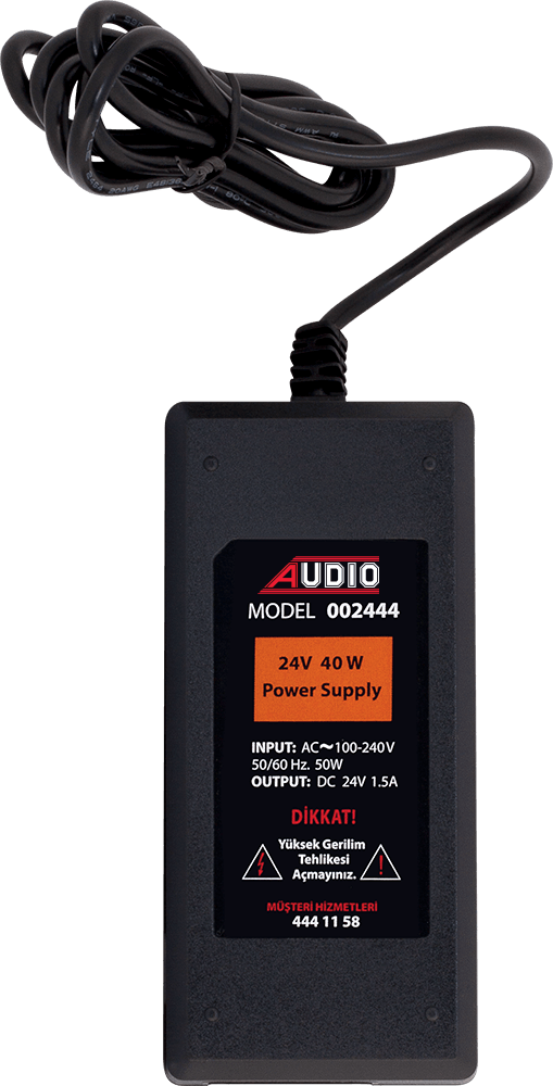 AUDIO 002444 Bus Plus Güç Kaynağı 24v 40 Watt Power Supply