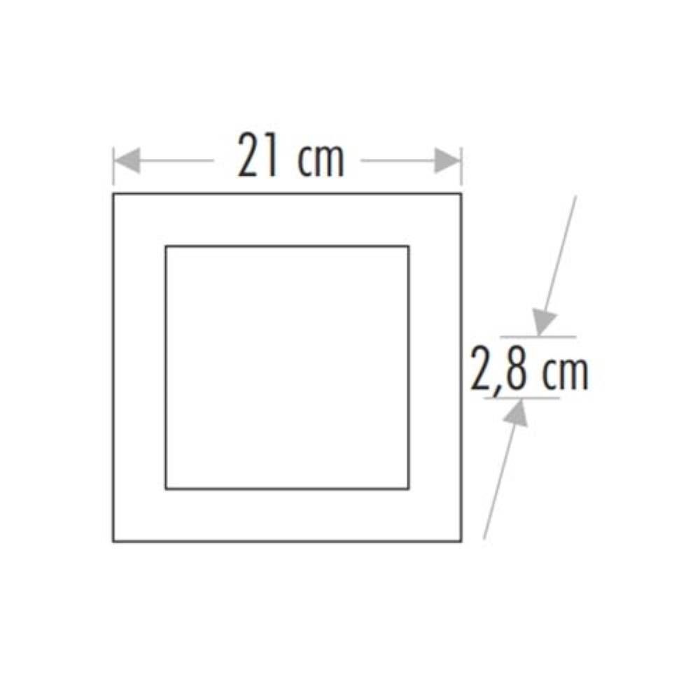 CATA 18W Sıva Üstü LED Panel Kare Günışığı CT-5234G