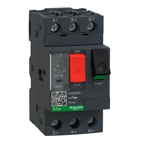 Schneider Motor Koruma Şalteri 2.5-4A Tesys GV2ME08