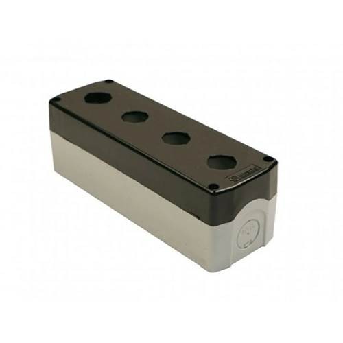 Bemis Plastik 4’lü Buton Kutusu Siyah IP44 BT3-4000-0002