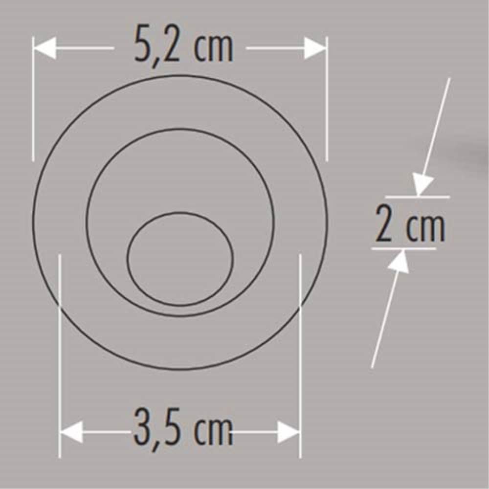 1,5W POWER LED UFO SPOT (SATİN KASA) (AMBER)