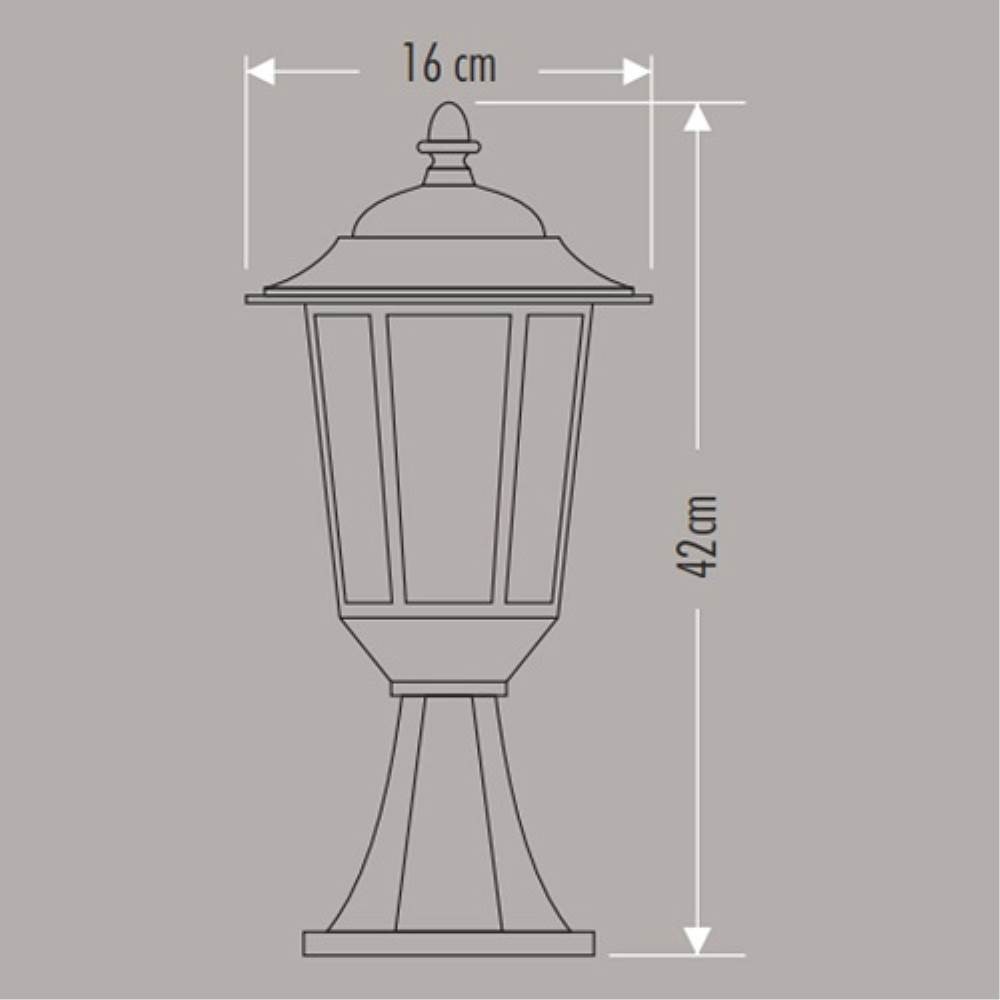 CATA Parma Fener Set Üstü 42Cm CT-7111