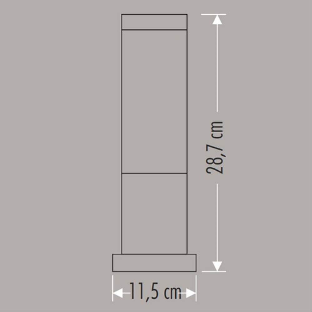 CATA Roma Bahçe Armatürü 32,5cm E27 CT-7012