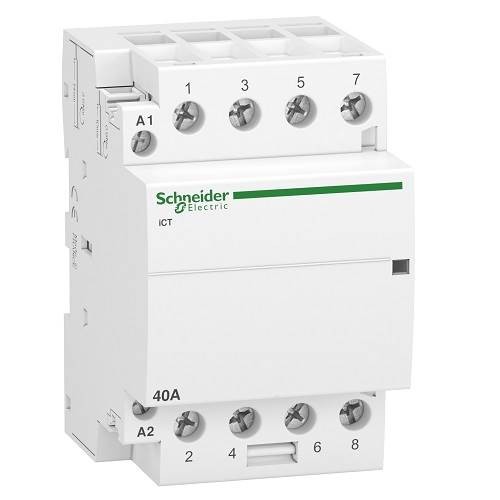 Schneider 40A 4NO 220-240V AC İCT Sessiz Kontaktör A9C20844