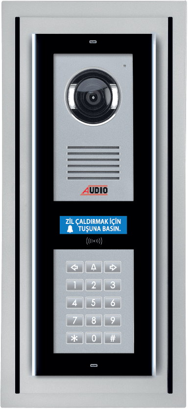 AUDIO 003003 Bus Plus 2 X 16 Ve 4 X 16 Lcd Ekranlı Zil Paneli (Mekanik Butonlu - Kart Okuyuculu)