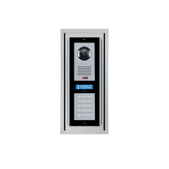 AUDIO 003003 Bus Plus 2 X 16 Ve 4 X 16 Lcd Ekranlı Zil Paneli (Mekanik Butonlu - Kart Okuyuculu)