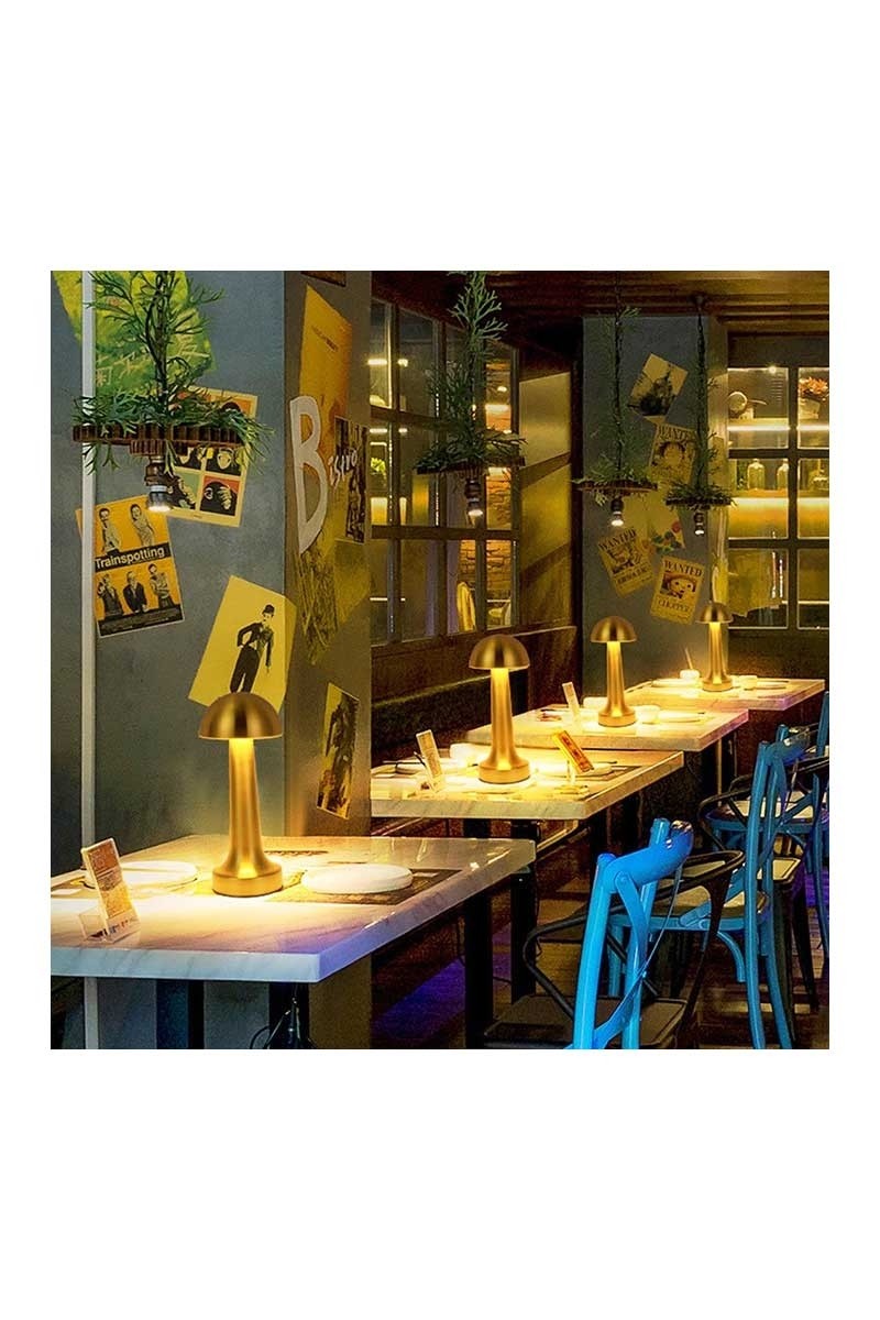ACK 2W Gold Gövde LED'li Dokunmatik Dimli Masa Lambası AF11-00296