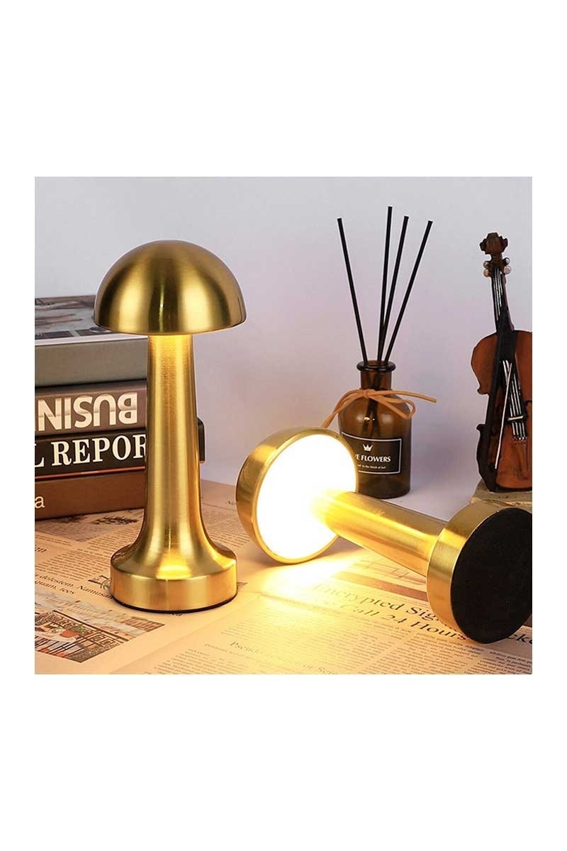 ACK 2W Gold Gövde LED'li Dokunmatik Dimli Masa Lambası AF11-00296
