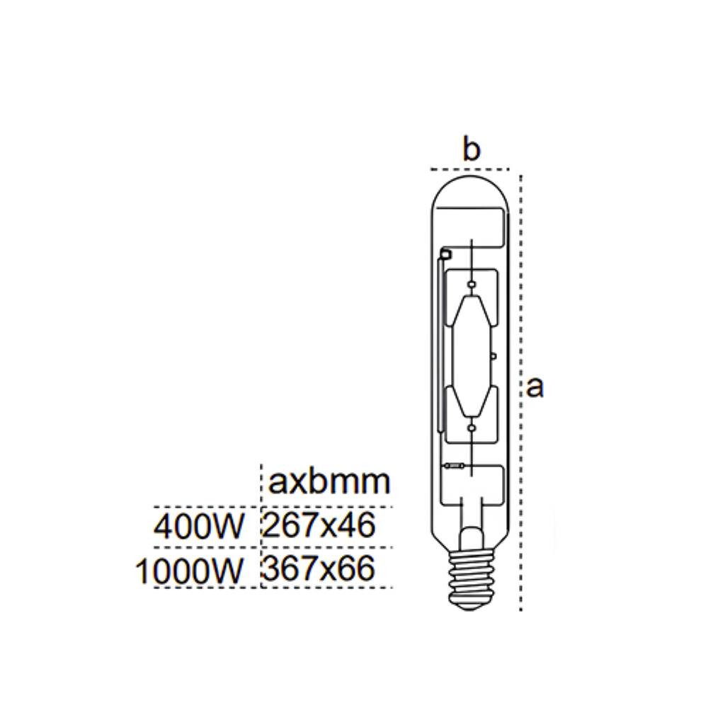 PELSAN Maxin 400W E40 Metal Ampul 313514